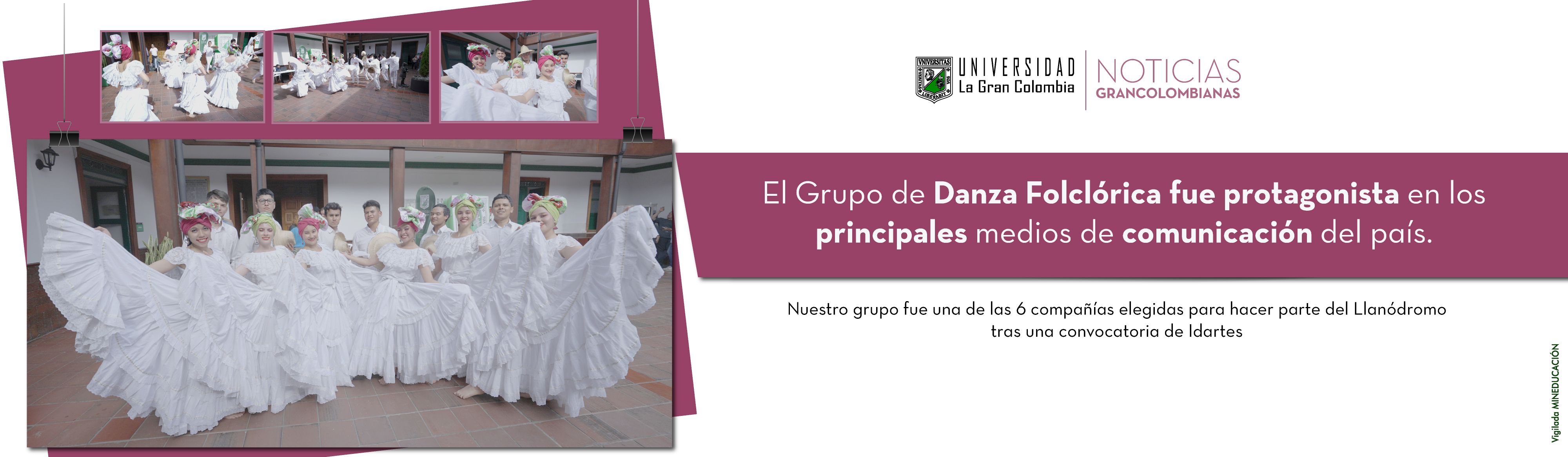 El Grupo de Danza Folclórica fue protagonista en los principales medios de comunicación del país