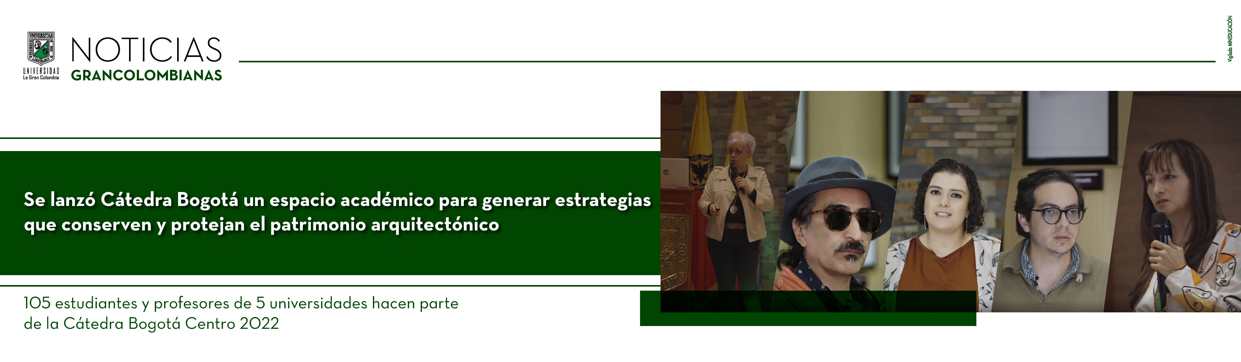 Se lanzó Cátedra Bogotá un espacio académico para generar estrategias que conserven y protejan el patrimonio arquitectónico