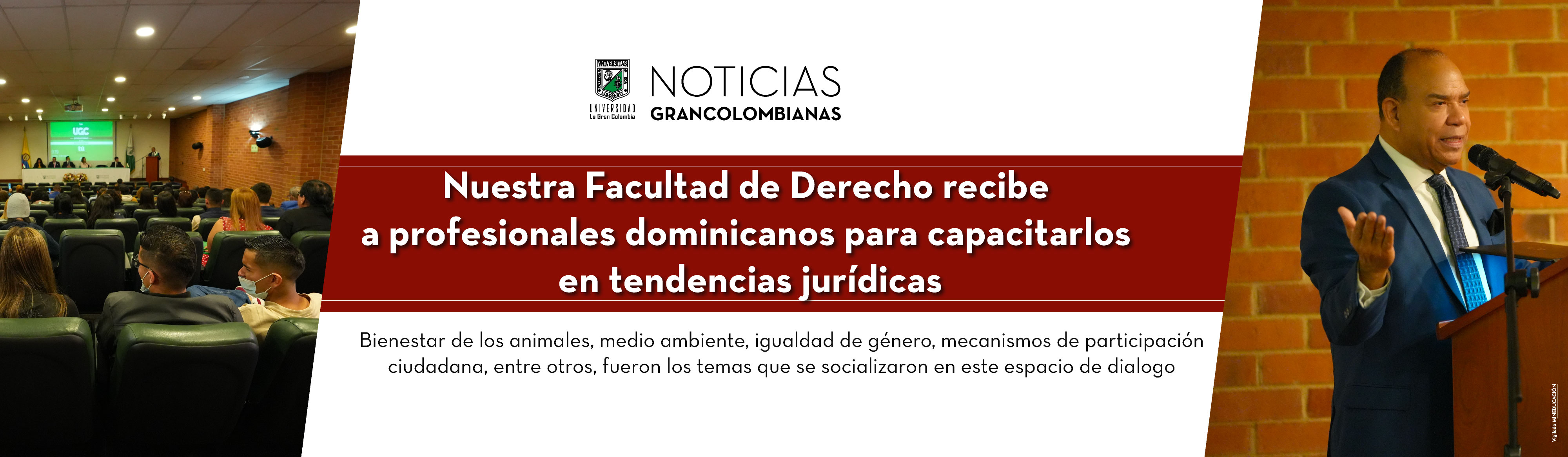 Nuestra Facultad de Derecho recibe a profesionales dominicanos para capacitarlos en tendencias jurídicas
