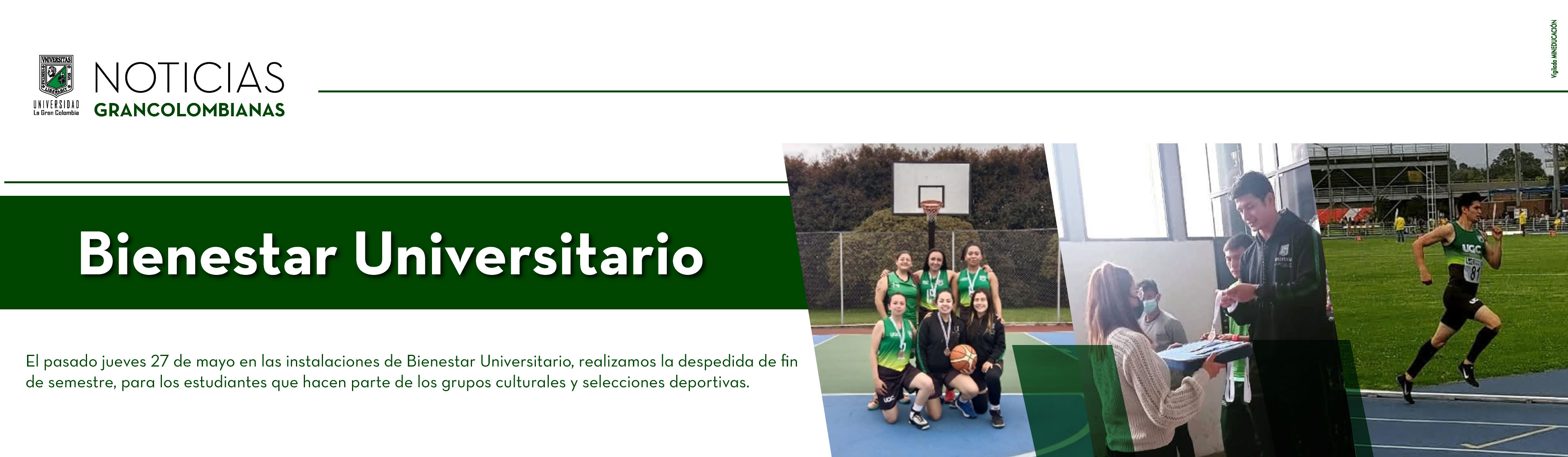 Deportistas y Grupos Culturales grancolombianos son reconocidos por su desempeño durante el primer semestre del año