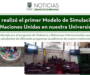 Se realizó el primer Modelo de Simulación de Naciones Unidas en  nuestra Universidad