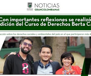 Con importantes reflexiones se realizó la IV edición del Curso de Derechos Berta Cáceres