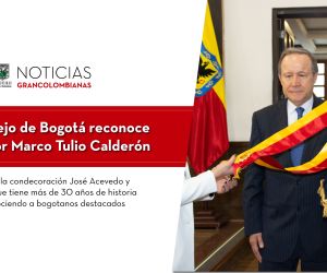 El Concejo de Bogotá reconoce al Rector Marco Tulio Calderón